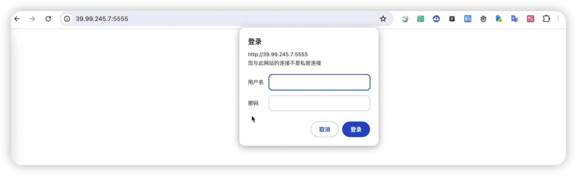图100-使用账号和密码访问